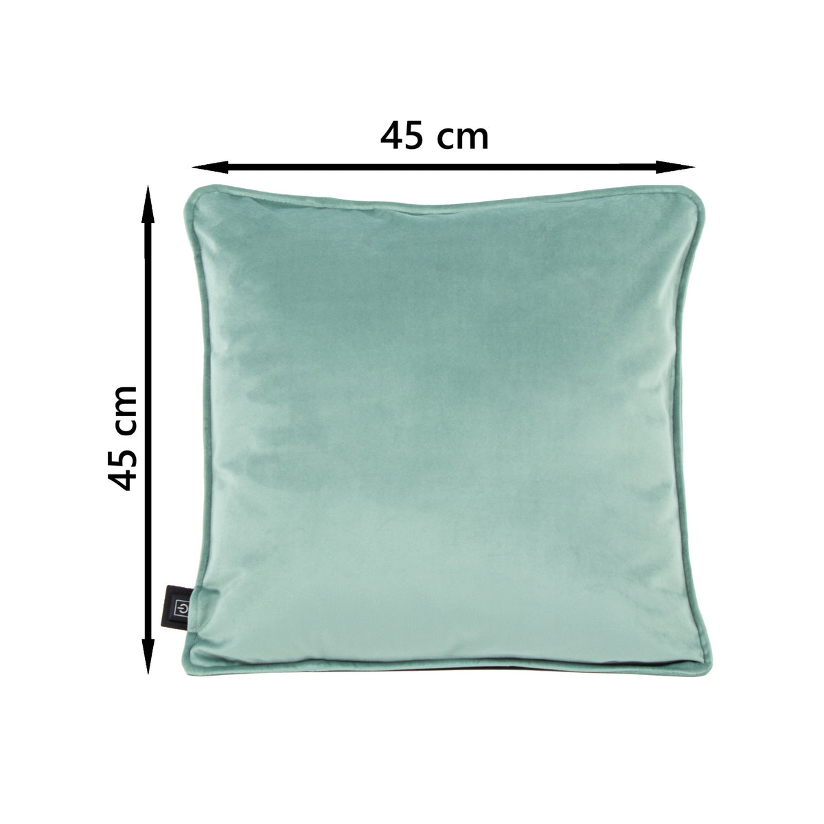 Fűthető díszpárna Aquamarine méretekkel