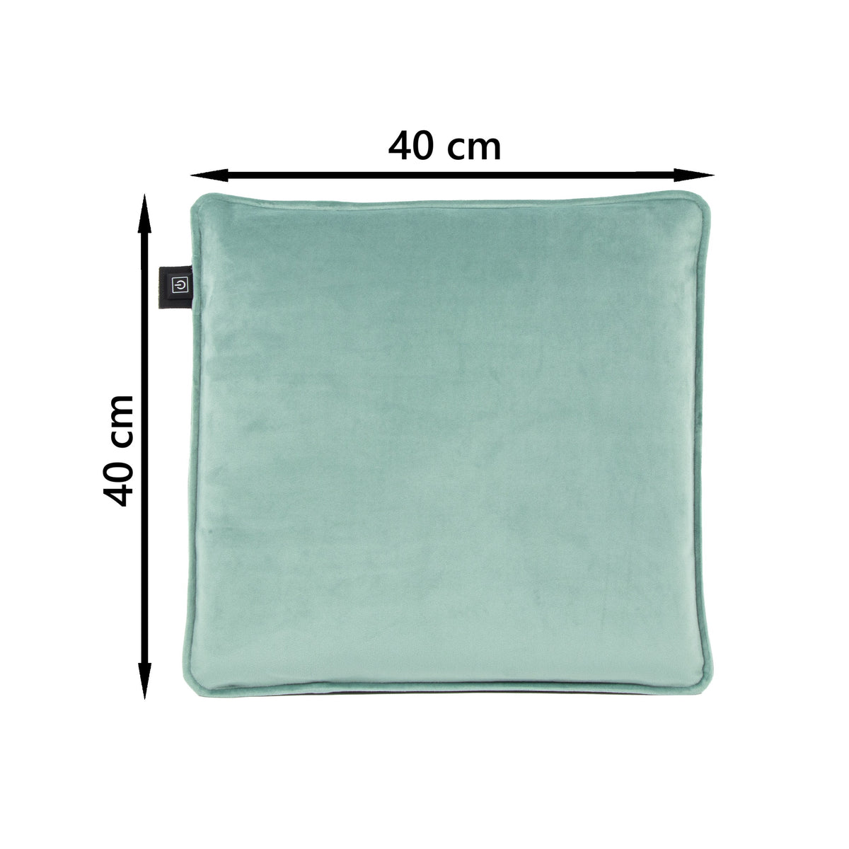 Fűthető ülőpárna Aquamarine méretekkel
